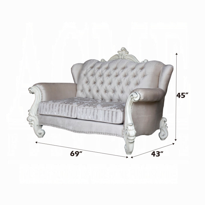 Versailles Loveseat With Pillows - Marjories Furniture (Las Vegas, NV)