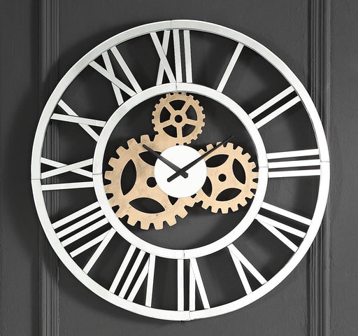 Acilia Mirrored Wall Clock - Marjories Furniture (Las Vegas, NV)