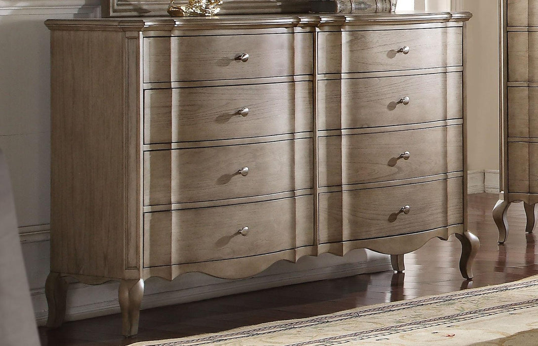 Acme Chelmsford Drawer Dresser in Antique Taupe 26055 - Marjories Furniture (Las Vegas, NV)