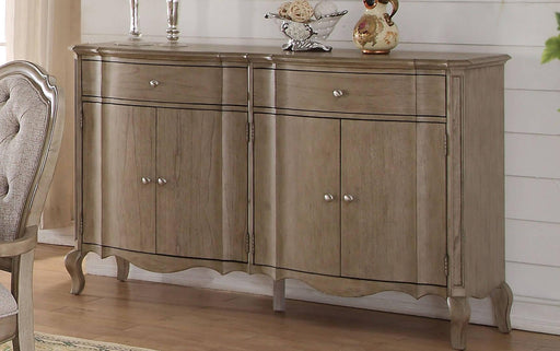 Acme Chelmsford Server in Antique Taupe 66056 - Marjories Furniture (Las Vegas, NV)