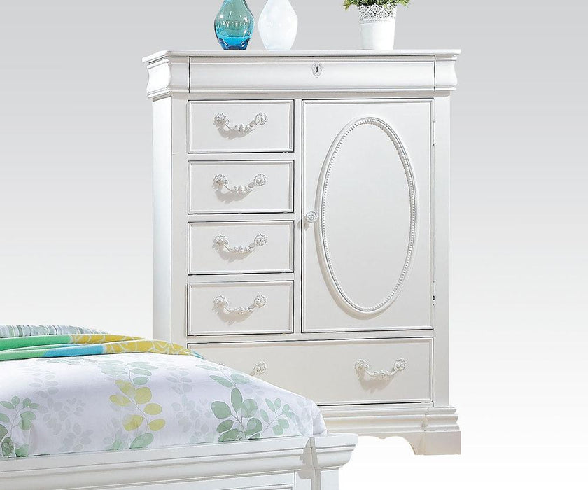 ACME Estrella Youth Chest in White 30246 - Marjories Furniture (Las Vegas, NV)