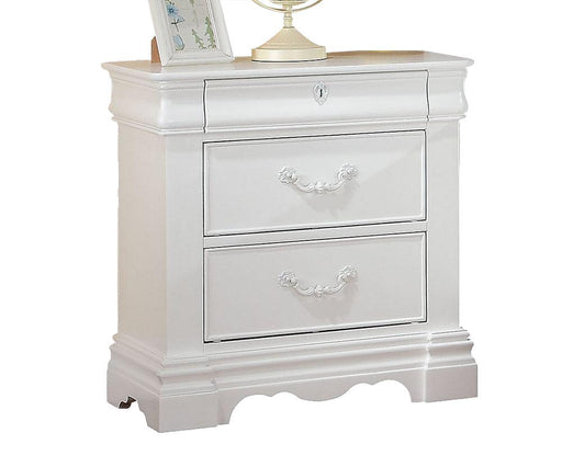 ACME Estrella Youth Nightstand in White 30243 - Marjories Furniture (Las Vegas, NV)