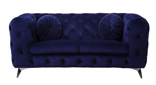Acme Furniture Atronia Loveseat in Blue 54901 - Marjories Furniture (Las Vegas, NV)