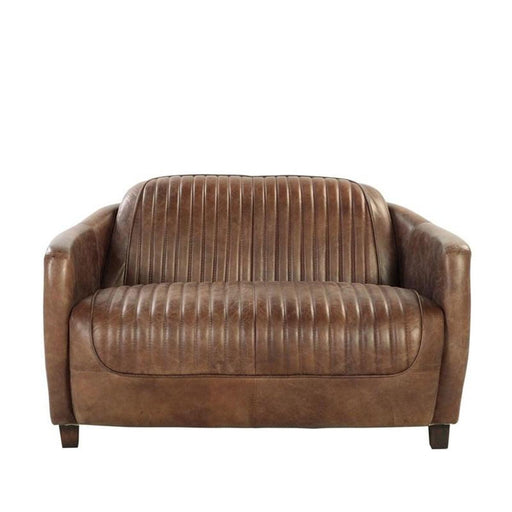 Acme Furniture Brancaster Loveseat in Retro Brown 53546 - Marjories Furniture (Las Vegas, NV)