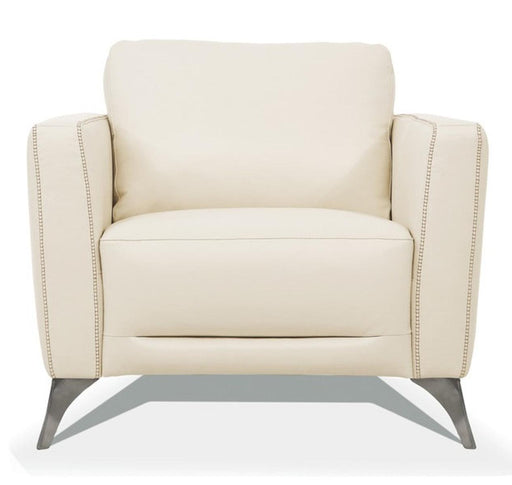 Acme Furniture Malaga Chair in Cream 55007 - Marjories Furniture (Las Vegas, NV)