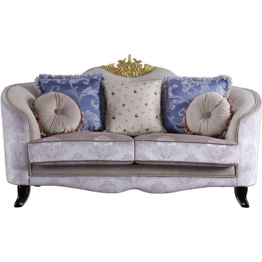 Acme Furniture Sheridan Loveseat in Cream 53946 - Marjories Furniture (Las Vegas, NV)