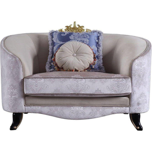 Acme Furniture Sheridan Chair in Cream 53947 - Marjories Furniture (Las Vegas, NV)