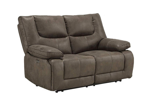 Acme Harumi Power Motion Loveseat in Gray Leather-Aire 54896 - Marjories Furniture (Las Vegas, NV)