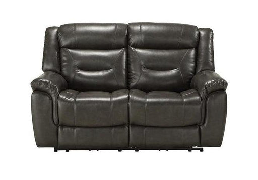 Acme Imogen Power Motion Loveseat in Gray Leather-Aire 54806 - Marjories Furniture (Las Vegas, NV)