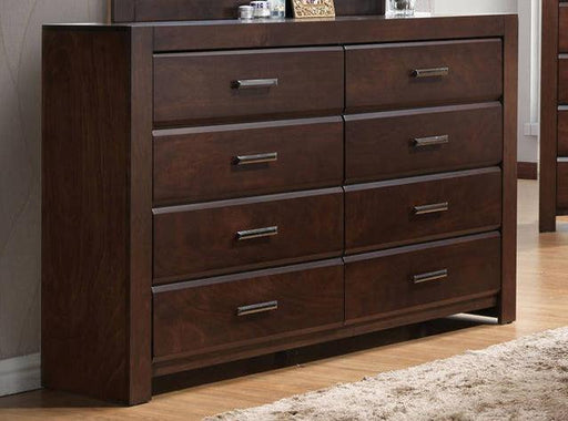 Acme Oberreit 8 Drawer Dresser in Walnut 25795 - Marjories Furniture (Las Vegas, NV)