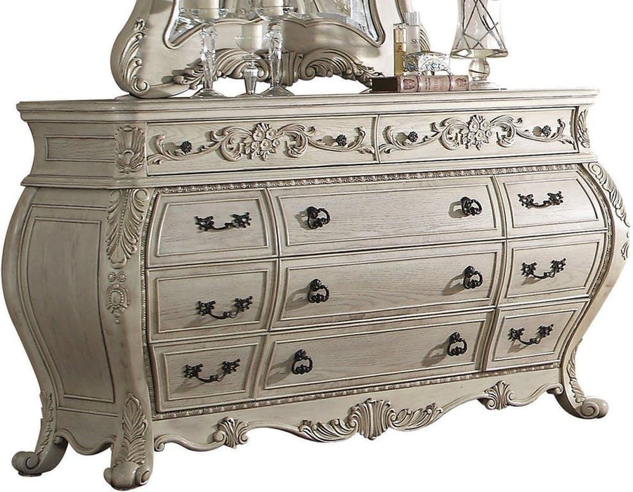 Acme Ragenardus Dresser in Antique White 27015 - Marjories Furniture (Las Vegas, NV)