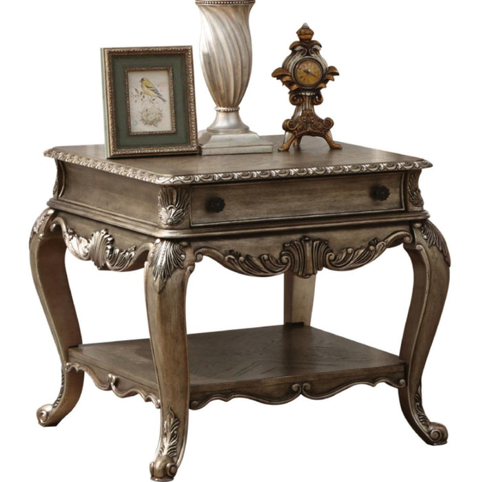 Acme Ragenardus End Table in Vintage Oak 86032 - Marjories Furniture (Las Vegas, NV)