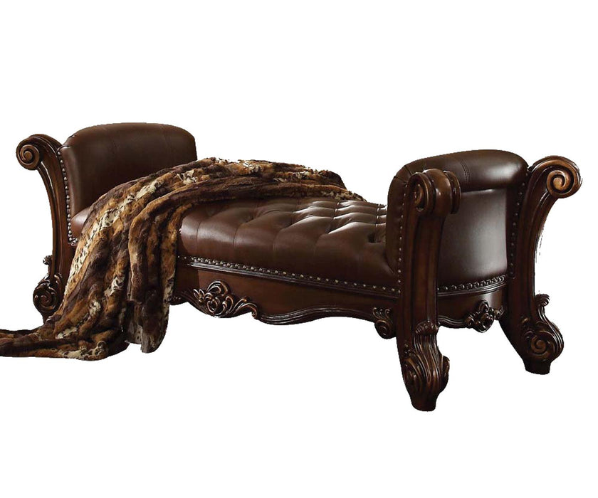 Acme Vendome Bench in Cherry 96490 - Marjories Furniture (Las Vegas, NV)