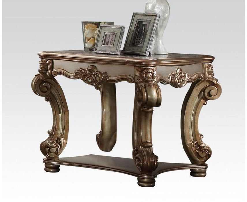 Acme Vendome End Table in Gold Patina 83001 - Marjories Furniture (Las Vegas, NV)