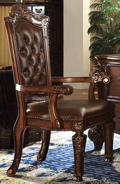 Acme Vendome Office Arm Chair in Cherry 92126 - Marjories Furniture (Las Vegas, NV)