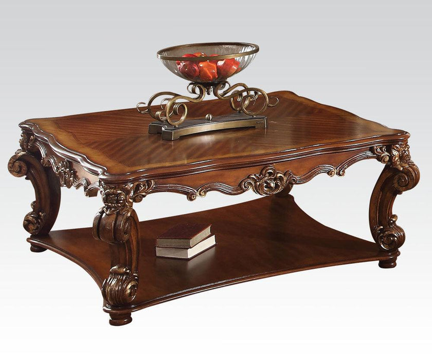 Acme Vendome Square Coffee Table in Cherry 82002 - Marjories Furniture (Las Vegas, NV)
