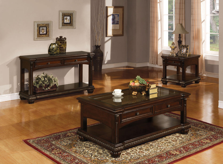 Anondale Cherry Coffee Table - Marjories Furniture (Las Vegas, NV)