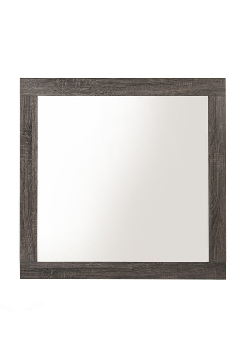 Avantika Rustic Gray Oak Mirror - Marjories Furniture (Las Vegas, NV)