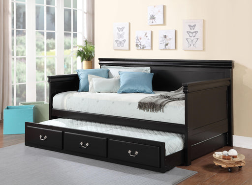 Bailee Black Daybed (Twin Size) - Marjories Furniture (Las Vegas, NV)