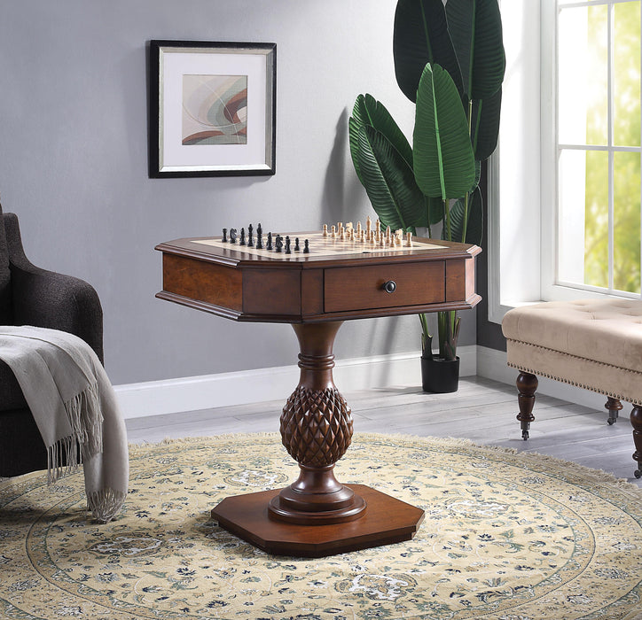 Bishop II Cherry Game Table - Marjories Furniture (Las Vegas, NV)