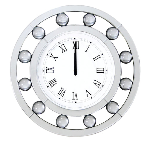 Boffa Mirrored Wall Clock - Marjories Furniture (Las Vegas, NV)