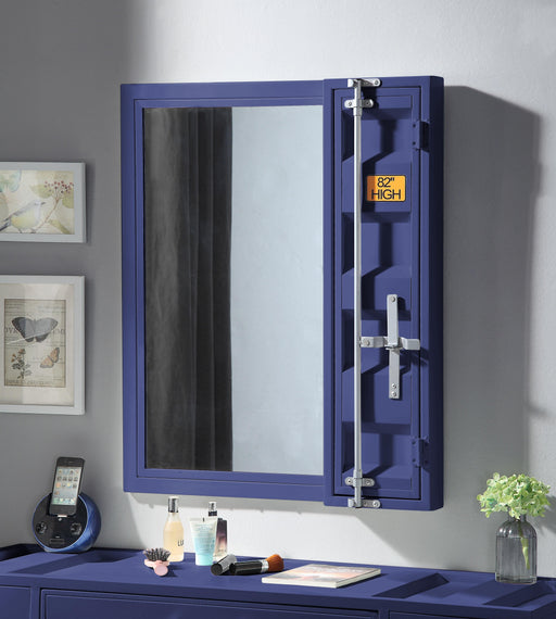 Cargo Blue Vanity Mirror - Marjories Furniture (Las Vegas, NV)