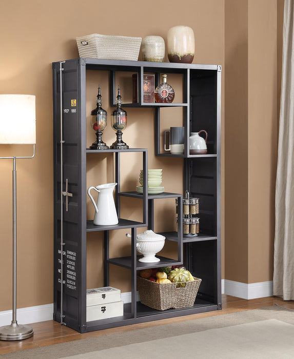 Cargo Gunmetal Shelf Rack / Book Shelf - Marjories Furniture (Las Vegas, NV)