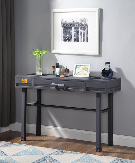 Cargo Gunmetal Vanity Desk - Marjories Furniture (Las Vegas, NV)