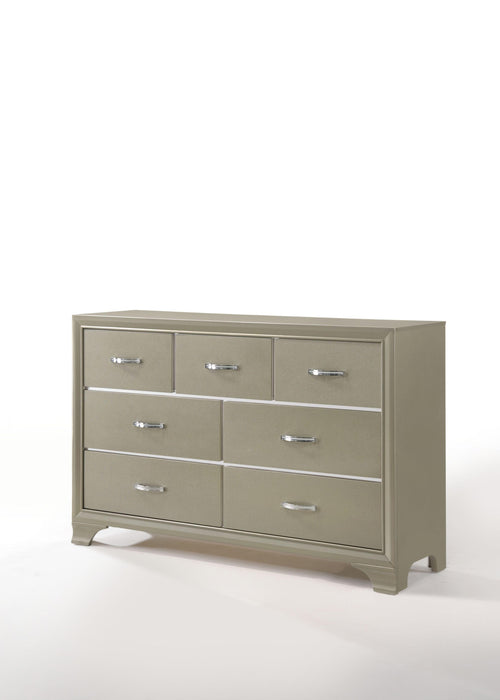Carine Champagne Dresser - Marjories Furniture (Las Vegas, NV)