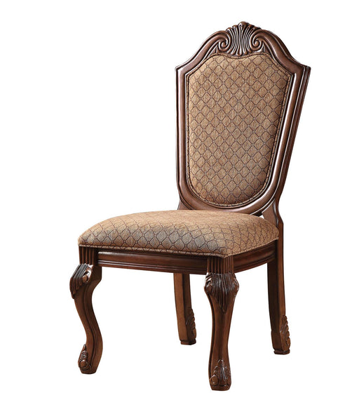 Chateau De Ville Fabric & Cherry Side Chair - Marjories Furniture (Las Vegas, NV)