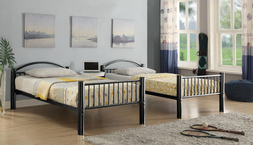 Cayelynn Black Bunk Bed (Twin/Twin) - Marjories Furniture (Las Vegas, NV)