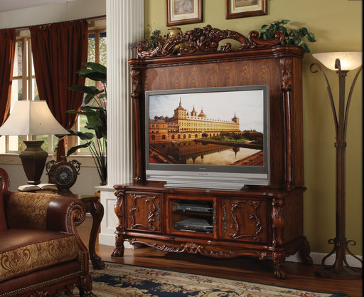 Dresden Cherry Oak Entertainment Center - Marjories Furniture (Las Vegas, NV)