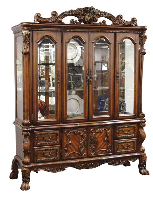 Dresden Cherry Oak Hutch & Buffet - Marjories Furniture (Las Vegas, NV)
