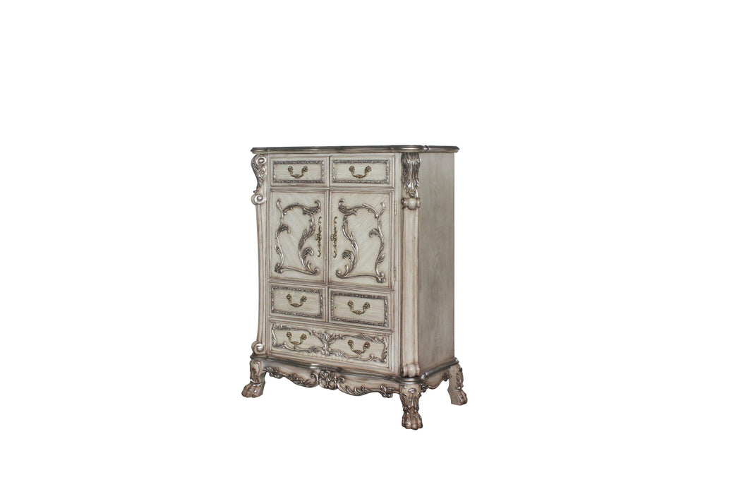 Dresden Vintage Bone White Chest - Marjories Furniture (Las Vegas, NV)