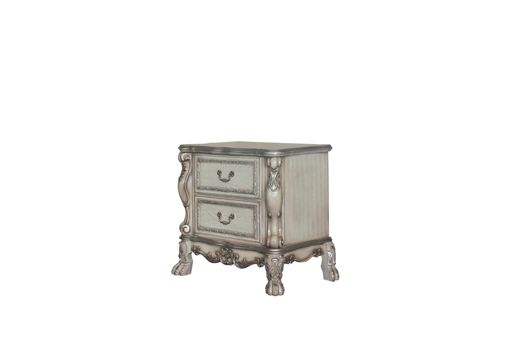 Dresden Vintage Bone White Nightstand - Marjories Furniture (Las Vegas, NV)