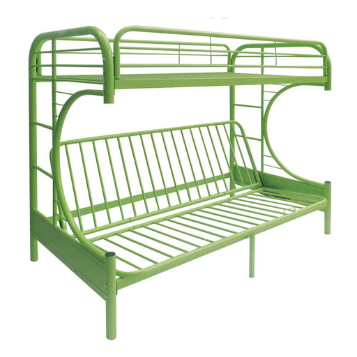 Eclipse Green Bunk Bed (Twin/Full/Futon) - Marjories Furniture (Las Vegas, NV)