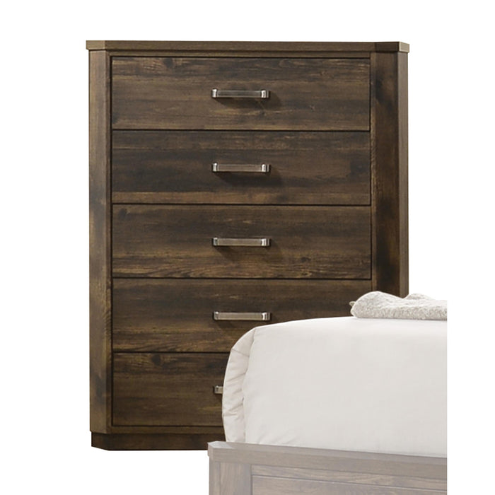 Elettra Rustic Walnut Chest - Marjories Furniture (Las Vegas, NV)