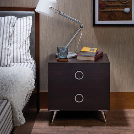 Elms Espresso Accent Table - Marjories Furniture (Las Vegas, NV)