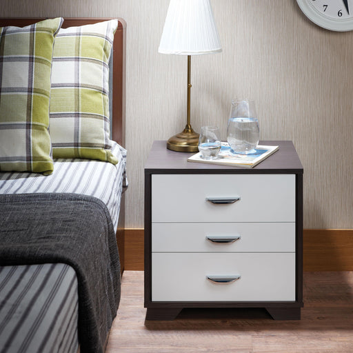 Eloy White & Black Accent Table - Marjories Furniture (Las Vegas, NV)