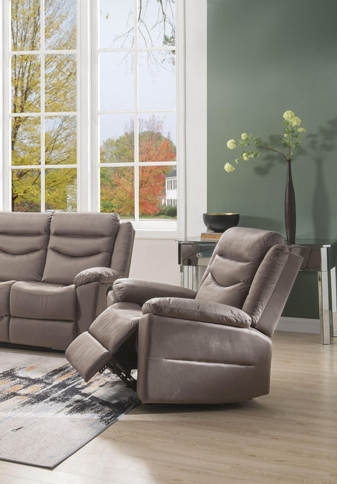 Fiacre Velvet Glider Recliner - Marjories Furniture (Las Vegas, NV)