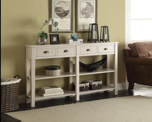 Galileo Cream Console Table - Marjories Furniture (Las Vegas, NV)