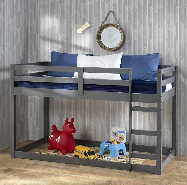 Gaston Gray Loft Bed - Marjories Furniture (Las Vegas, NV)