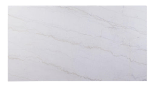 Gerardo White Marble & Weathered Espresso Dining Table - Marjories Furniture (Las Vegas, NV)