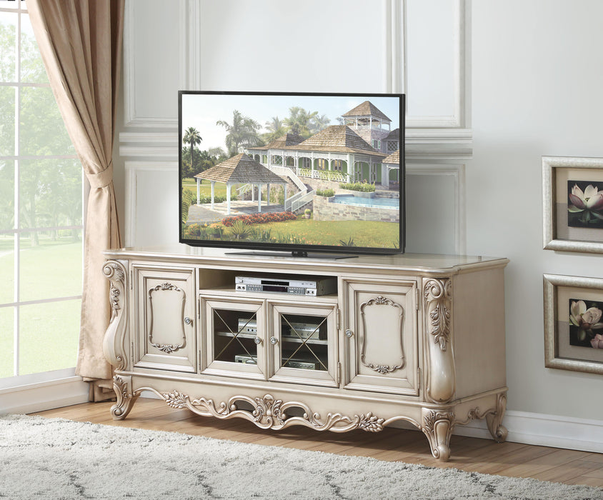 Gorsedd Antique White TV Stand - Marjories Furniture (Las Vegas, NV)