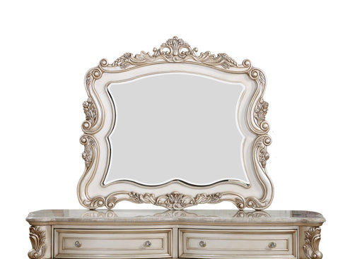 Gorsedd Antique White Mirror - Marjories Furniture (Las Vegas, NV)