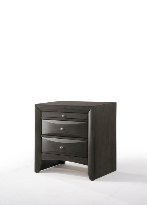 Ireland Gray Oak Nightstand - Marjories Furniture (Las Vegas, NV)