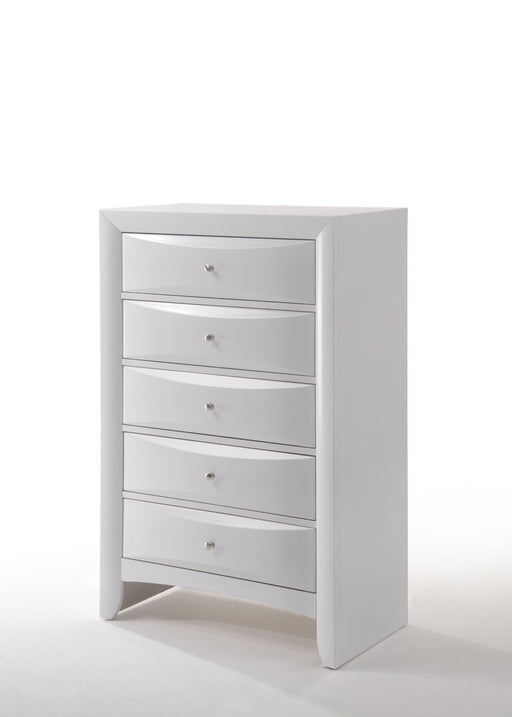 Ireland White Chest - Marjories Furniture (Las Vegas, NV)