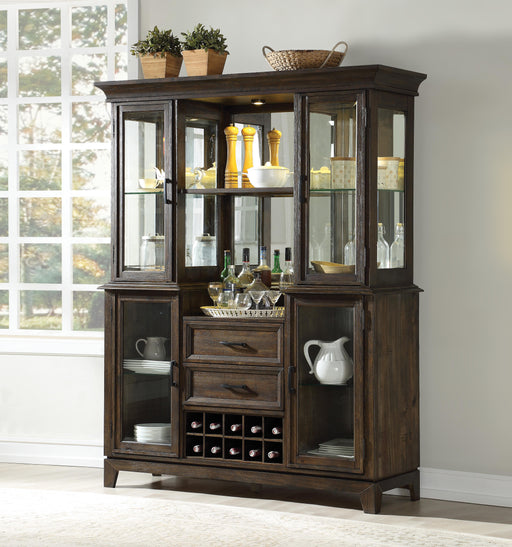 Jameson Espresso Hutch & Buffet - Marjories Furniture (Las Vegas, NV)