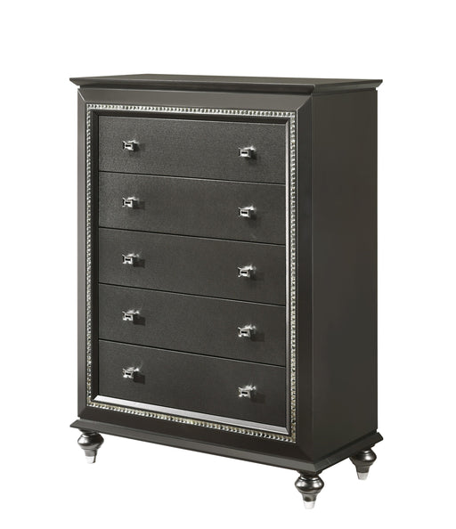Kaitlyn Metallic Gray Chest - Marjories Furniture (Las Vegas, NV)