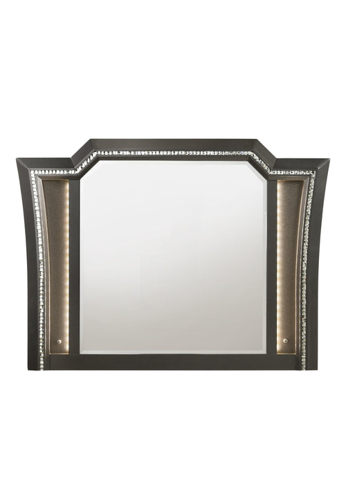 Kaitlyn Metallic Gray Mirror - Marjories Furniture (Las Vegas, NV)